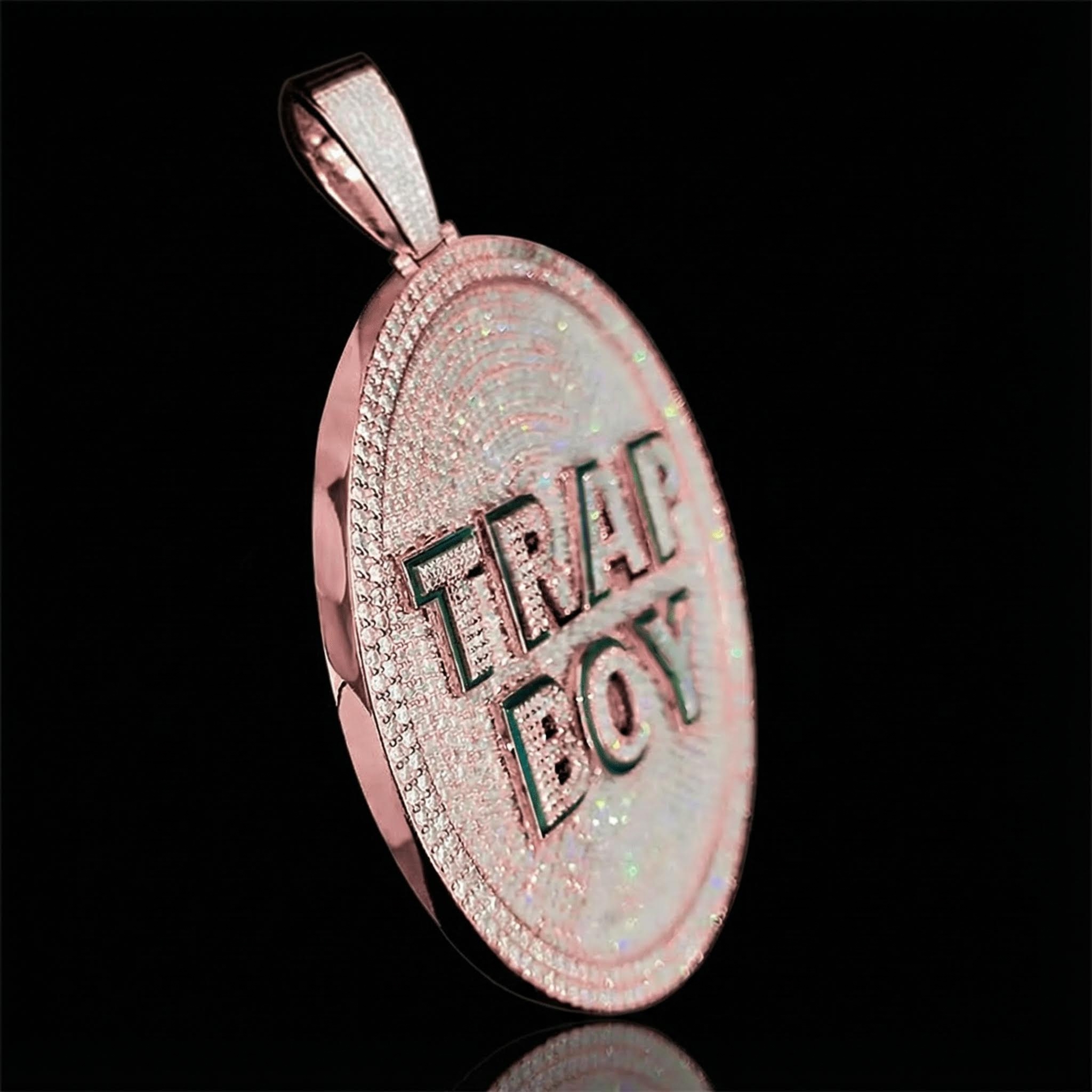 925S & VVS Moissanite Round Custom Name Pendant 925S & VVS Moissanite Round Custom Name Pendant