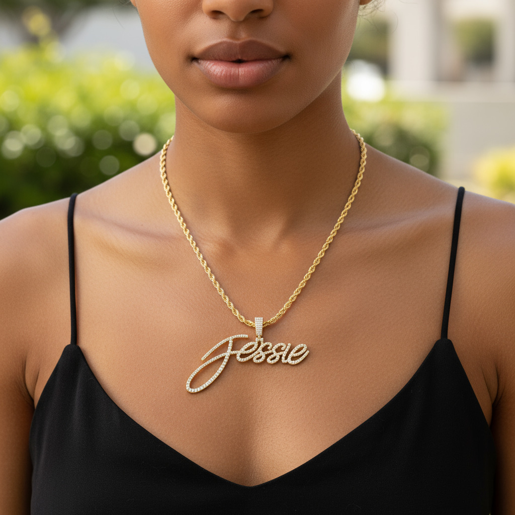 925S & VVS Moissanite Custom Personalized Name Letter Pendant 925S & VVS Moissanite Custom Personalized Name Letter Pendant