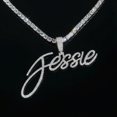 925S & VVS Moissanite Custom Personalized Name Letter Pendant 925S & VVS Moissanite Custom Personalized Name Letter Pendant