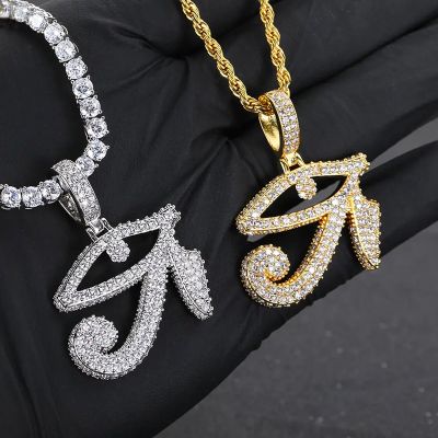 925S & VVS Moissanite Eye of Horus Pendant