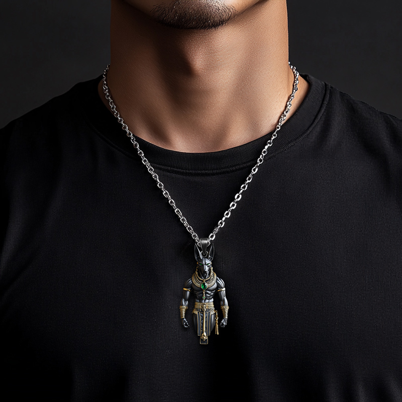 Ancient Egyptian God Anubis Pendant