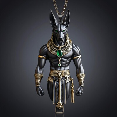 Ancient Egyptian God Anubis Pendant