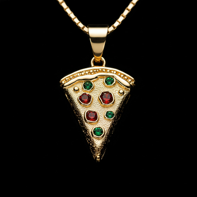 Iced Pizza Pendant