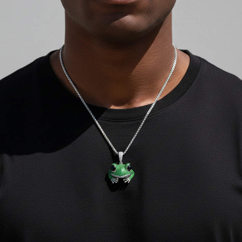 Iced Frog Pendant Iced Frog Pendant