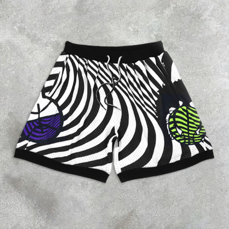 Street Printed Athletic Shorts