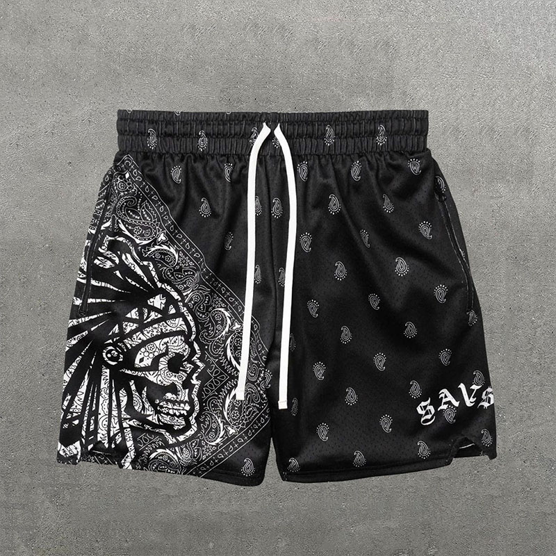 Street Printed Athletic Shorts