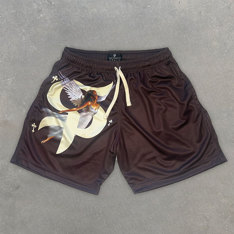 Street Printed Athletic Shorts