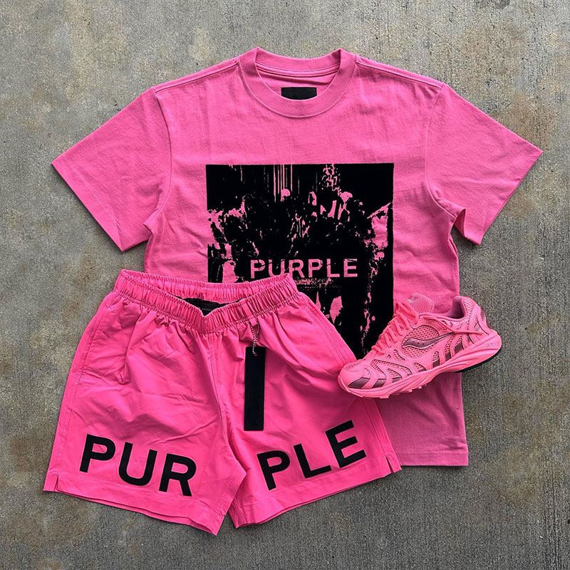 Street Printed T-Shirt Shorts Set