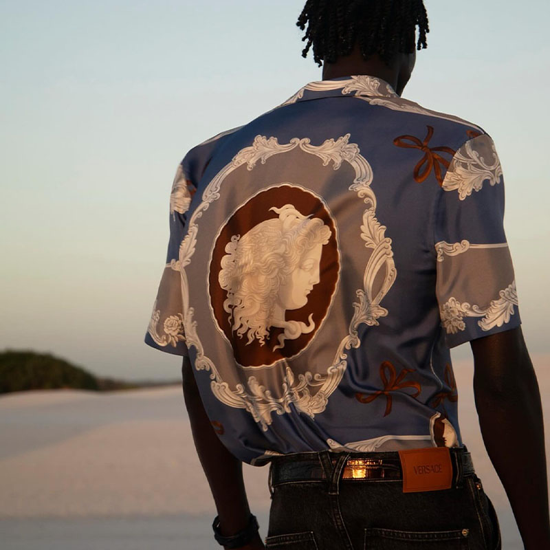 0250~Embroidered Breast-pocket HAWAIIAN Shirt
