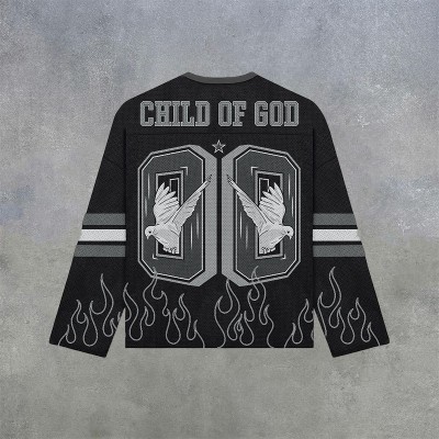 "Child Of God" Graphic Long Sleeve Jersey