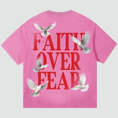 ”Faith Over Fear“Washed T-Shirt