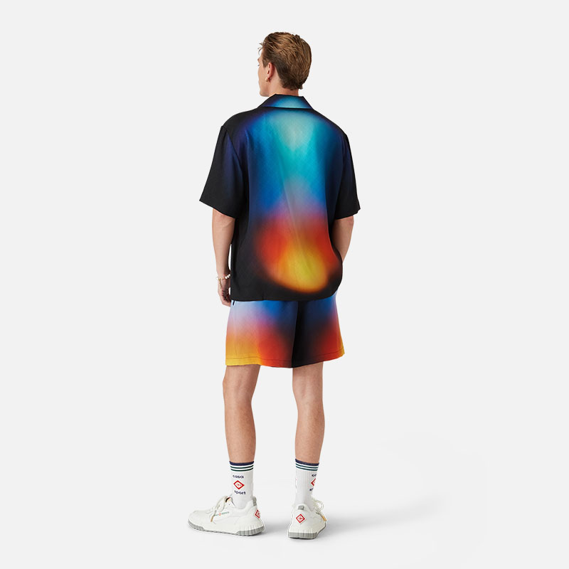 Gradient Short Sleeve Shirt Set