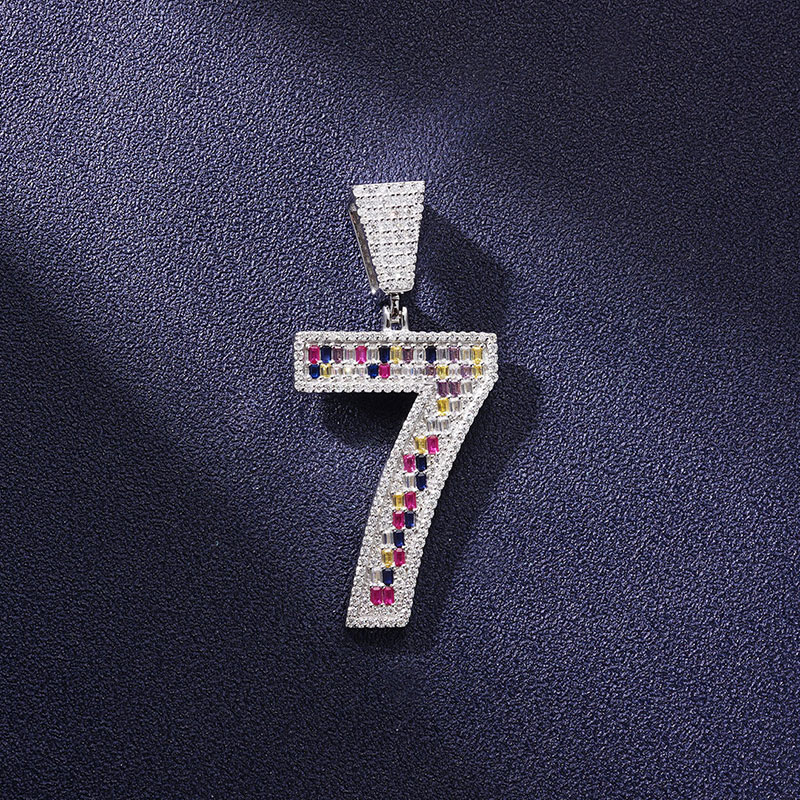 Custom S925 & VVS1 Moissanite & High carbon diamonds Number Pendant Deposit