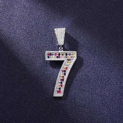 Custom S925 & VVS1 Moissanite & High carbon diamonds Number Pendant Deposit