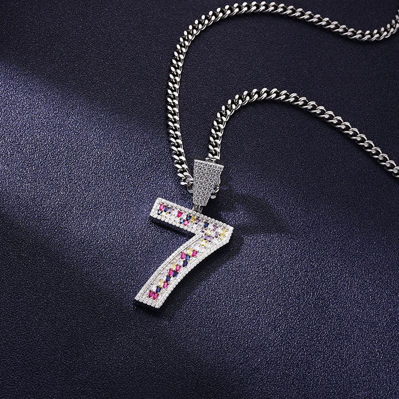Custom S925 & VVS1 Moissanite & High carbon diamonds Number Pendant Deposit