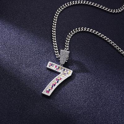 Custom S925 & VVS1 Moissanite & High carbon diamonds Number Pendant Deposit