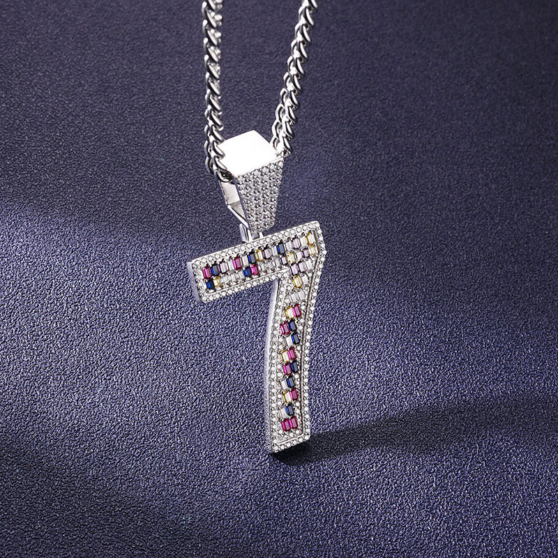 Custom S925 & VVS1 Moissanite & High carbon diamonds Number Pendant Deposit