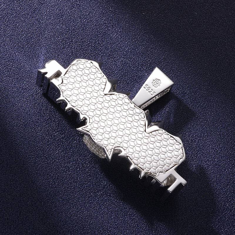 Custom VVS1 Moissanite Letter&Dog Pendant Deposit