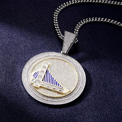 Custom VVS1 Moissanite Medal Pendant Deposit