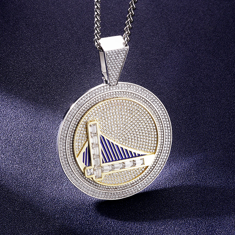 Custom VVS1 Moissanite Medal Pendant Deposit