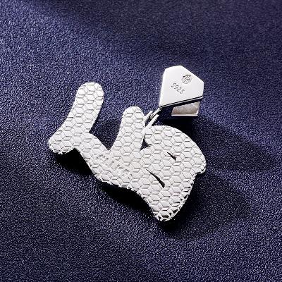 Custom VVS1 Moissanite Letter Pendant Deposit
