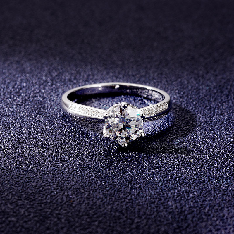 Custom VVS1 Moissanite Engagement Ring Deposit