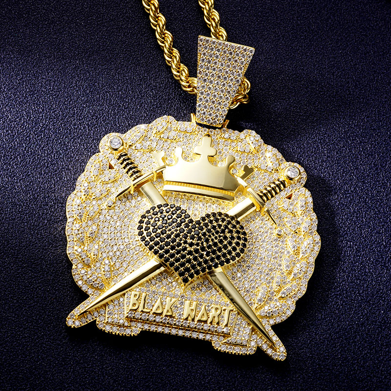 Custom VVS1 Moissanite Logo Pendant Deposit
