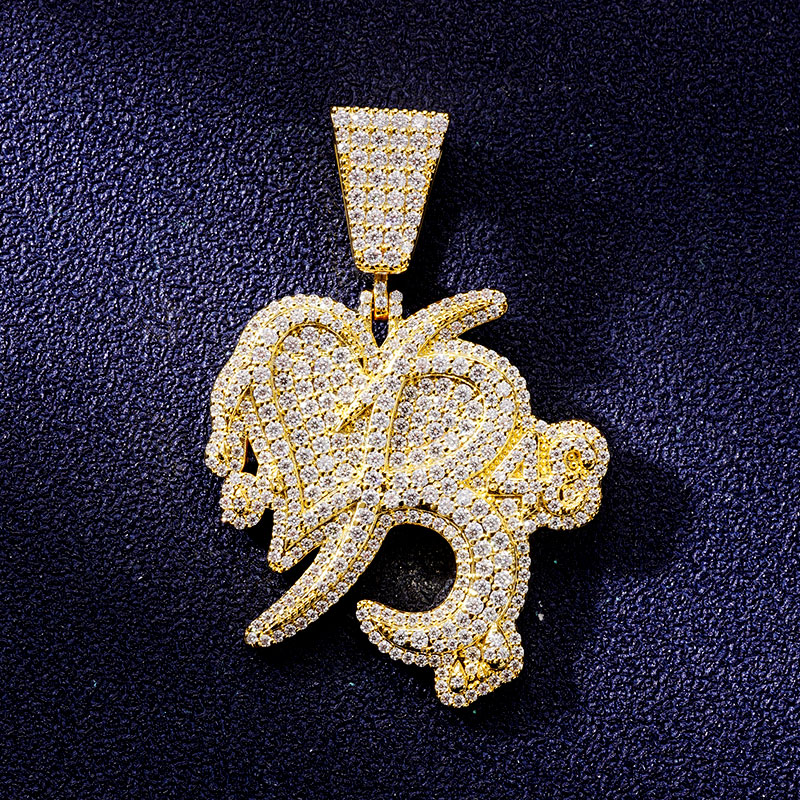 Custom VVS1 Moissanite Logo Pendant Deposit