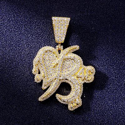 Custom VVS1 Moissanite Logo Pendant Deposit