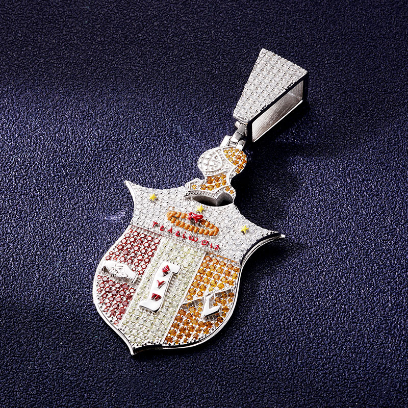 Custom Iced Colorful Pendant Deposit