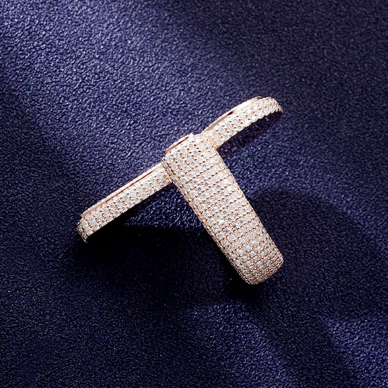 Custom VVS1 Moissanite & High carbon diamonds Ring Deposit