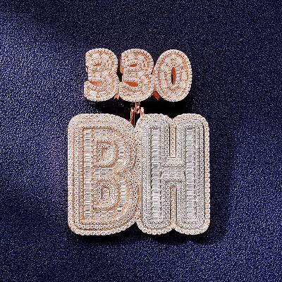 Custom VVS1 Moissanite Letter Pendant Deposit