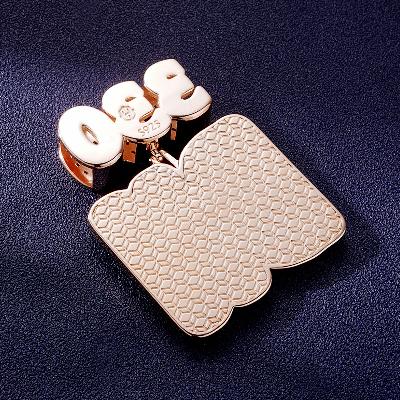 Custom VVS1 Moissanite Letter Pendant Deposit