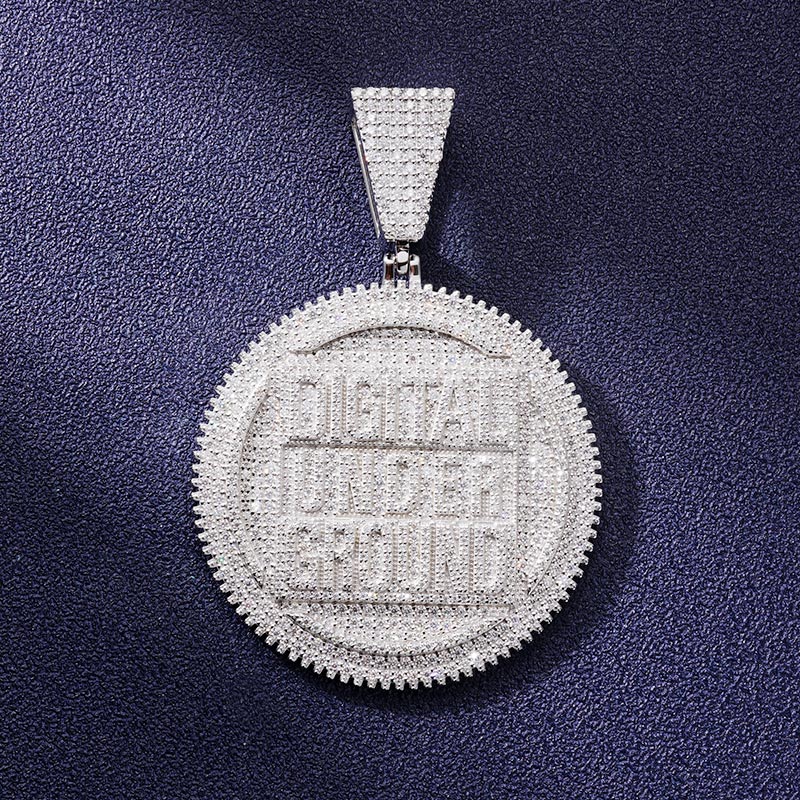 Custom VVS1 Moissanite Medal Pendant Deposit