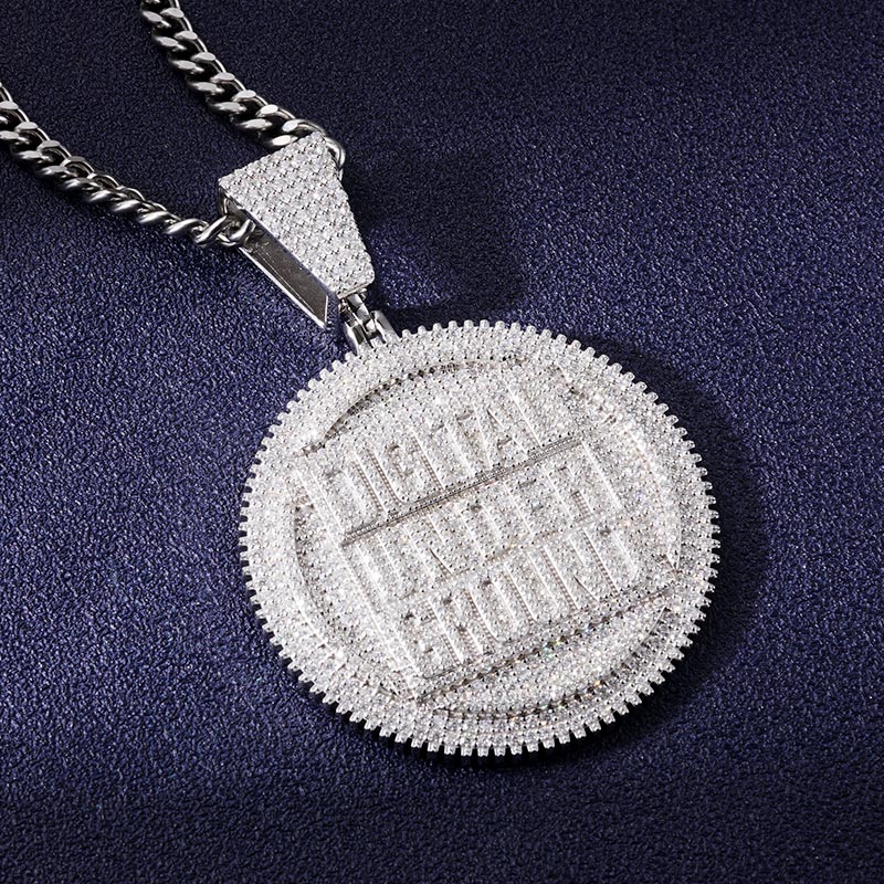 Custom VVS1 Moissanite Medal Pendant Deposit