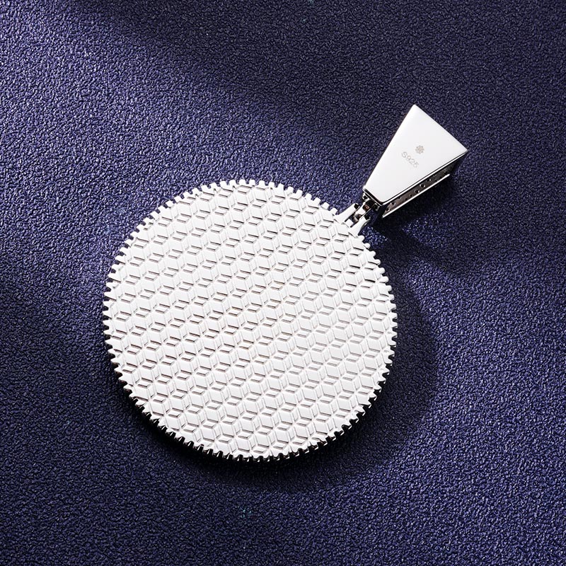 Custom VVS1 Moissanite Medal Pendant Deposit