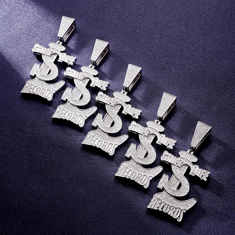 Custom VVS1 Moissanite Logo Pendant Deposit