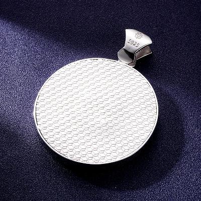 Custom VVS1 Moissanite Medal Rotating Pendant Deposit