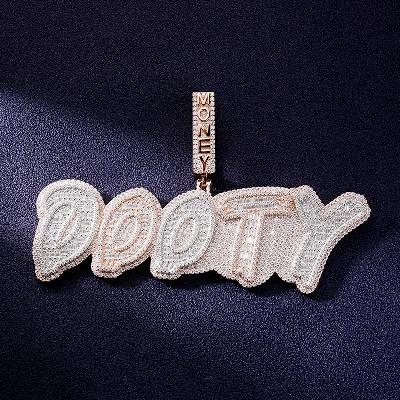 Custom VVS1 Moissanite Letter Pendant Deposit