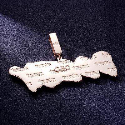 Custom VVS1 Moissanite Letter Pendant Deposit
