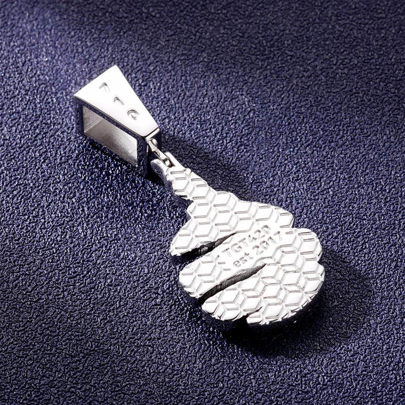 Custom VVS1 Moissanite Logo Pendant Deposit