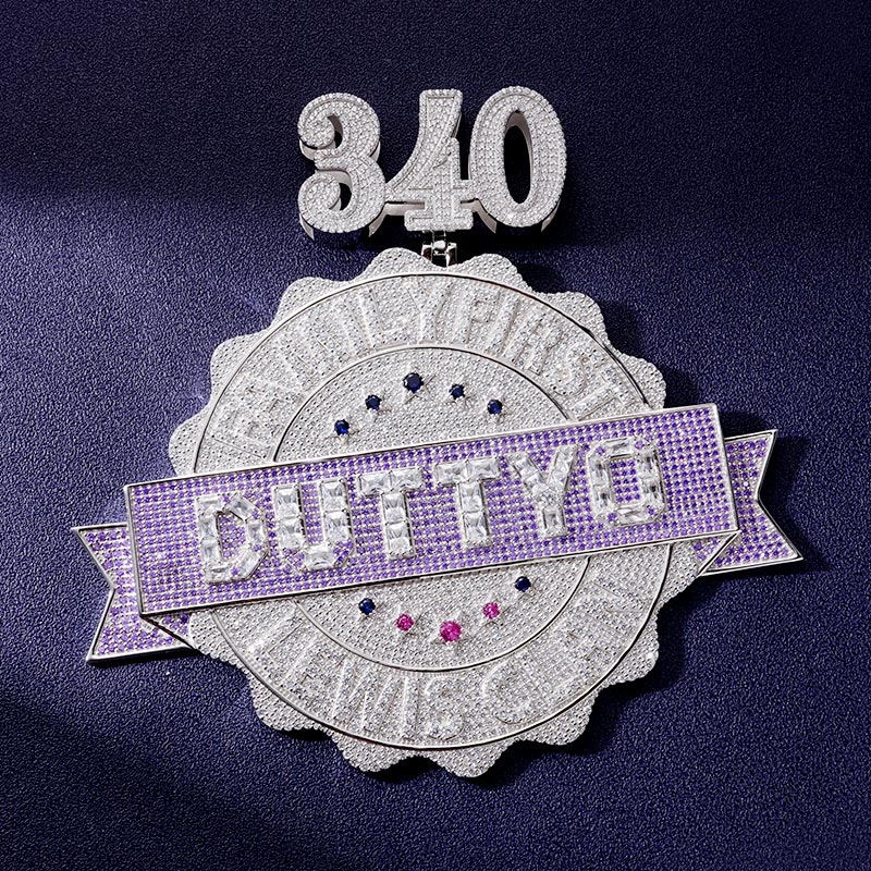 Custom Iced Medal Letter Pendant Deposit