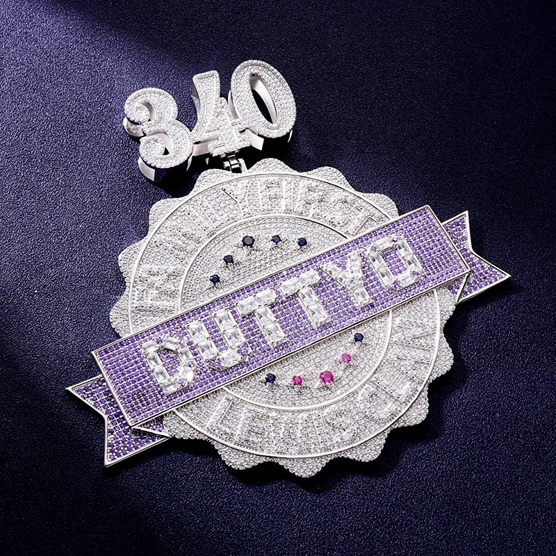Custom Iced Medal Letter Pendant Deposit