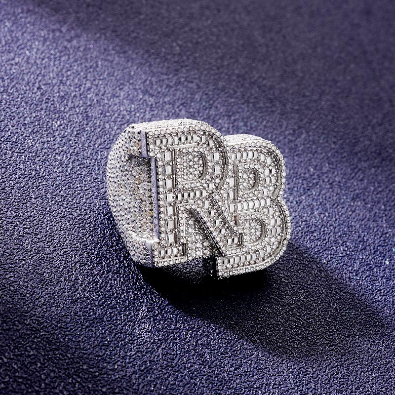 Custom VVS1 Letter Ring Deposit