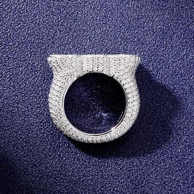 Custom VVS1 Number Ring Deposit