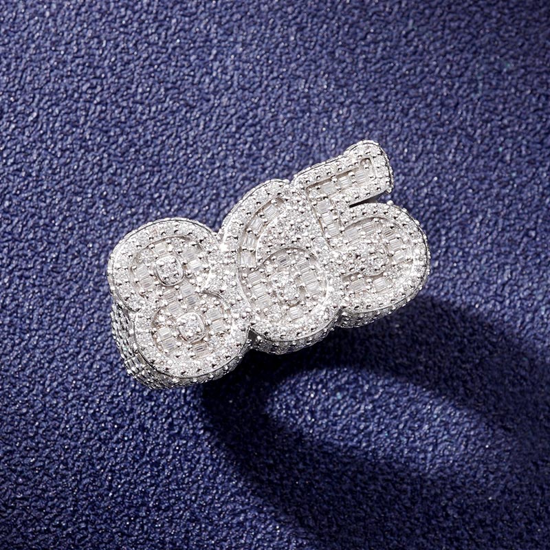 Custom VVS1 Number Ring Deposit