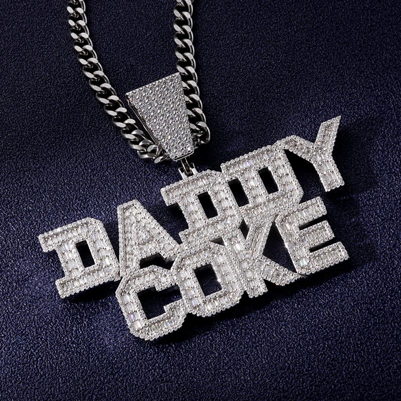 Custom VVS1 Moissanite Letter Pendant Deposit