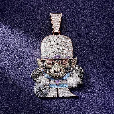 Custom Iced Out Cartoon Pendant Deposit