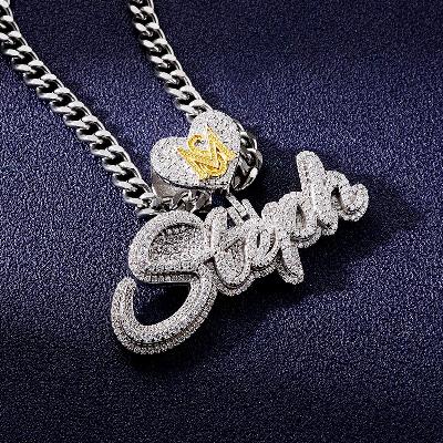 Custom VVS1 Moissanite Letter Pendant Deposit