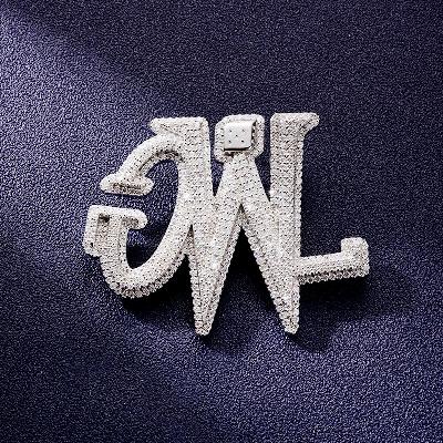 Custom VVS1 Moissanite Letter Pendant Deposit